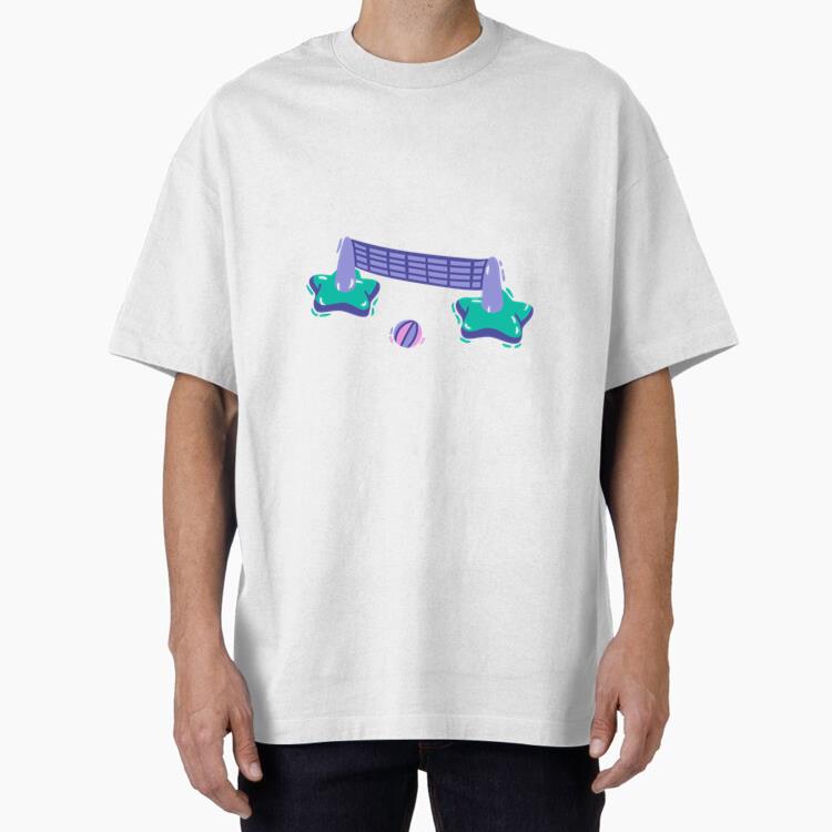 Pool Volleyball Net Pool Oversized T-Shirt 