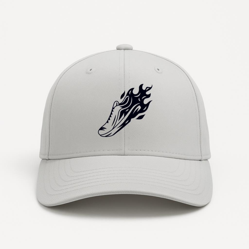 Running Marathon Fire Shoe Cotton Twill Cap 