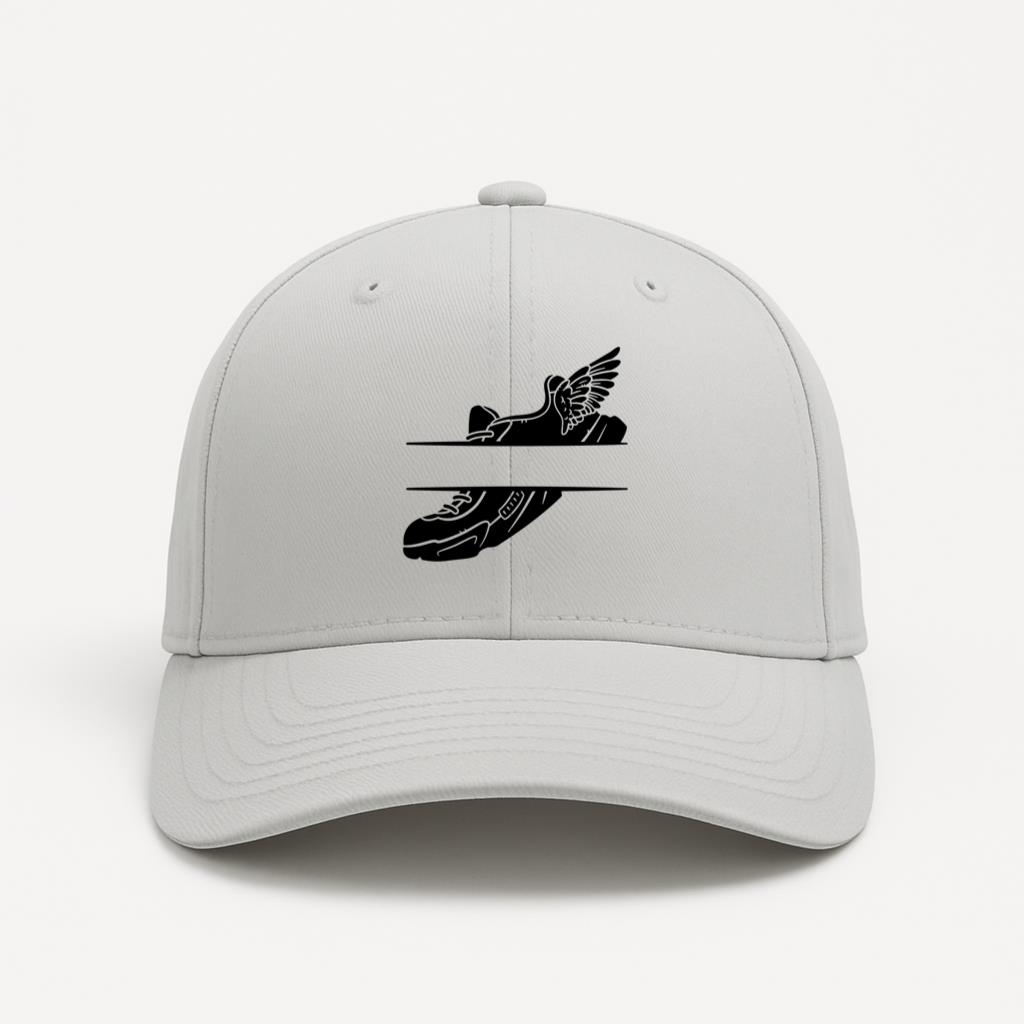 Shoe With Wings Cotton Twill Cap 