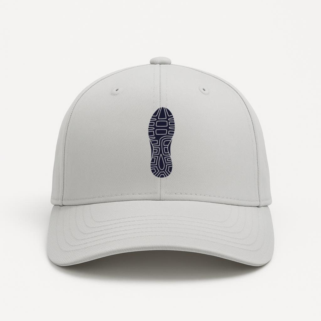Simple Running Shoe Sole Cotton Twill Cap 