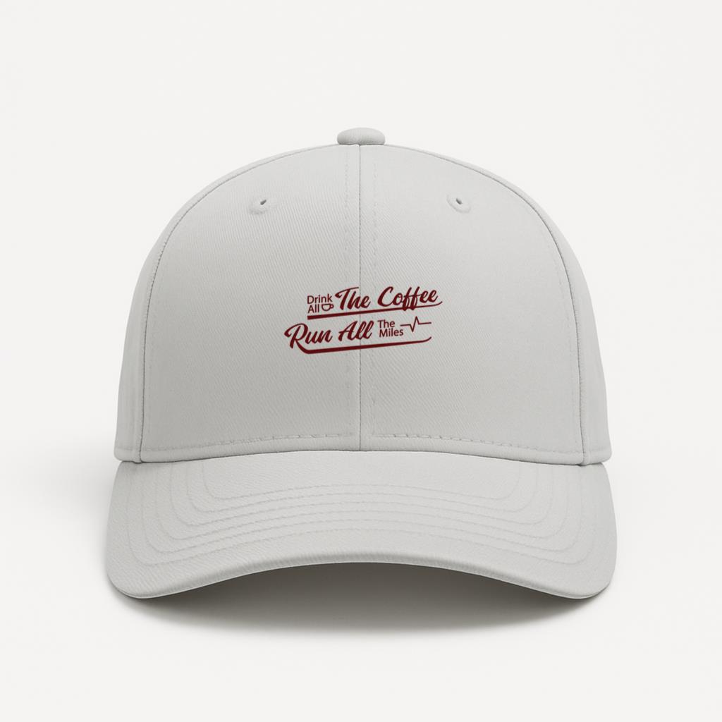 Sports Coffe Quote Cotton Twill Cap 