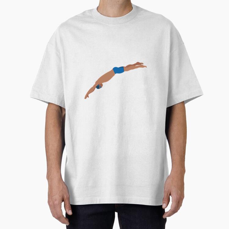 Swimming Dive Oversized T-Shirt 