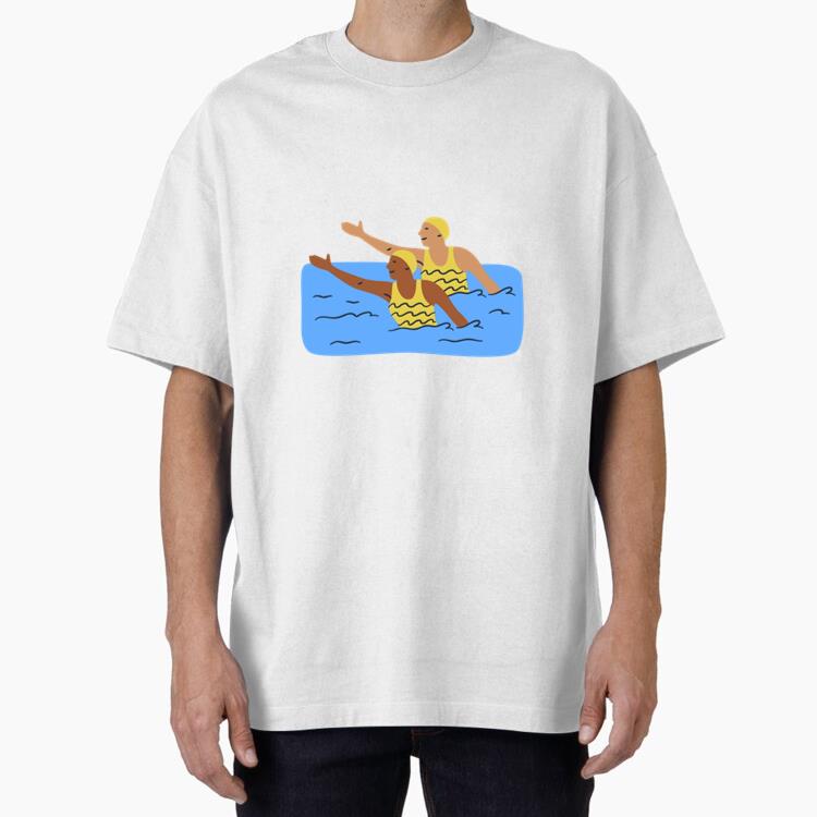Synchronized Swimming Partners Oversized T-Shirt 