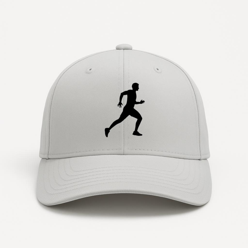 Triathlon Runner In Action Cotton Twill Cap 