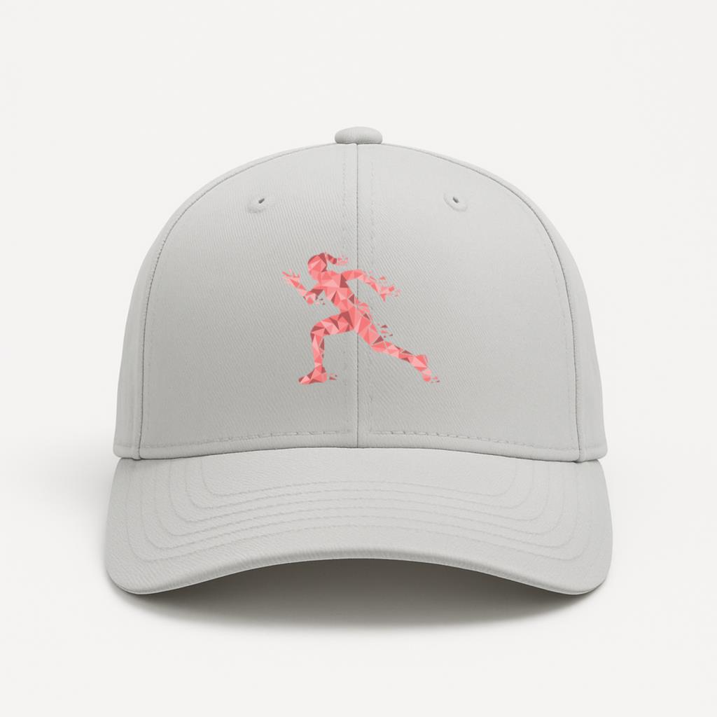 Woman Geometric Runners Cotton Twill Cap 