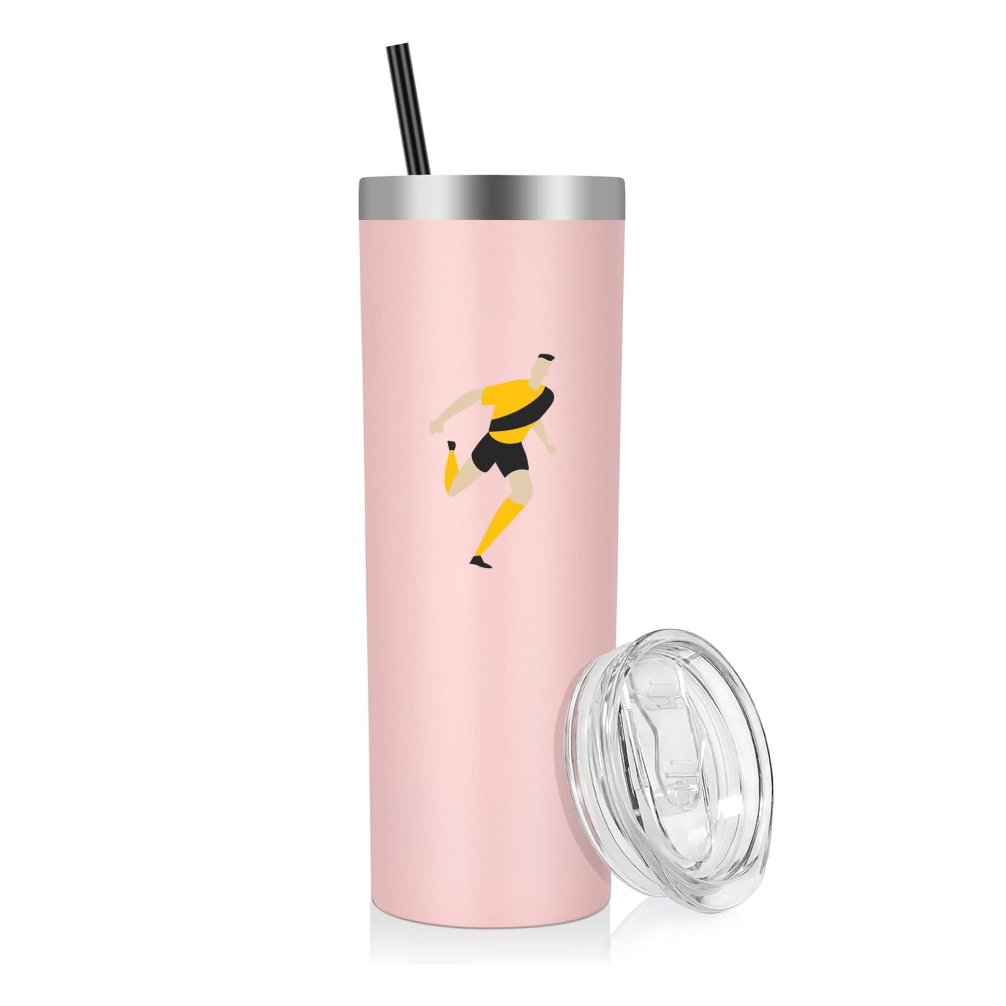 World Cup Soccer Player About To Kick The Ball 20oz Stainless Steel Tumbler