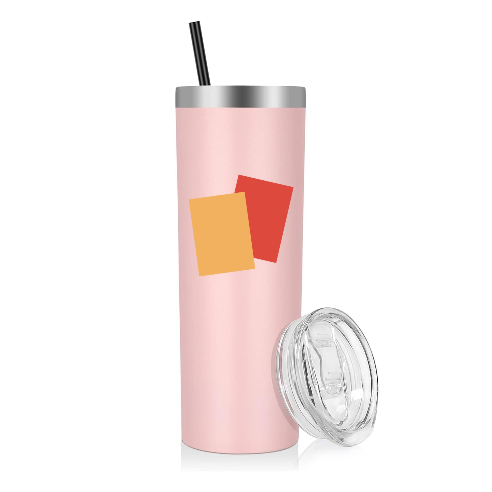 Yellow And Red Referee Cards 20oz Stainless Steel Tumbler